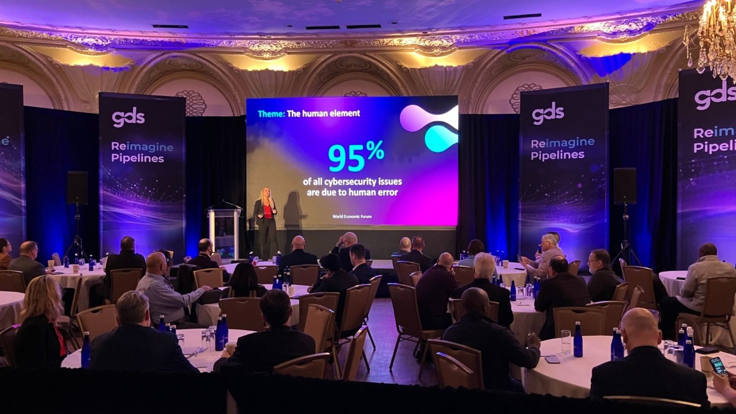 Security leaders attending a GDS Security Summit keynote in person